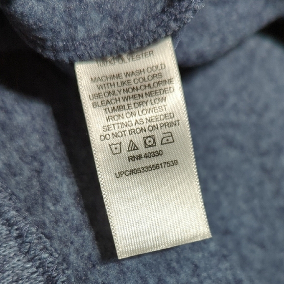 Haggar Men's Heather Blue Zip Up Sweater - Picture 11 of 13